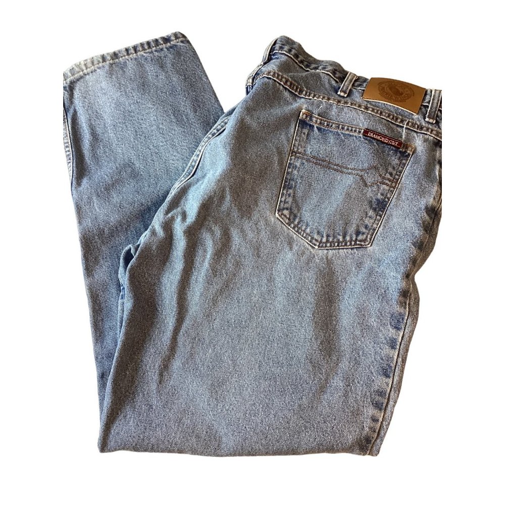 Men's Diamond Cut Relaxed Duck Hunting Blue Jeans *Macks Prairie Wings*44x32